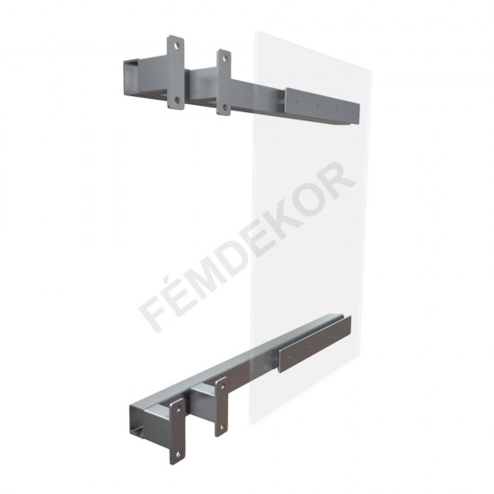 Lapmegfogás franciaerkélyre 900mm-es falnyíláshoz (vízszintes kivitelben) Lapmegfogás franciaerkélyre 900mm-es falnyíláshoz (vízszintes kivitelben)