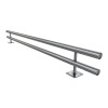 Dupla korlát kapaszkodó parapet falra (2000mm-es)