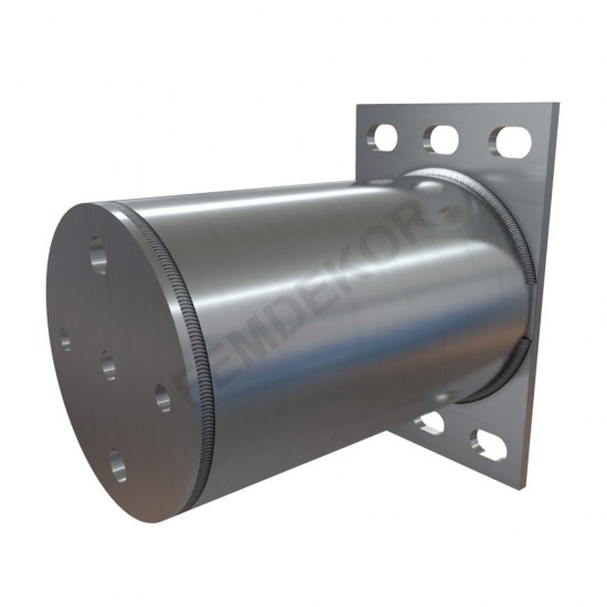 Oszlop tartó konzol 150-160mm-es szigeteléshez. (álló, 100mm-es henger) Oszlop tartó konzol 150-160mm-es szigeteléshez. (álló, 100mm-es henger)