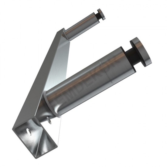 Pontmegfogásos üvegkorlát konzol szigeteléshez (2 pontos rögzítéssel)