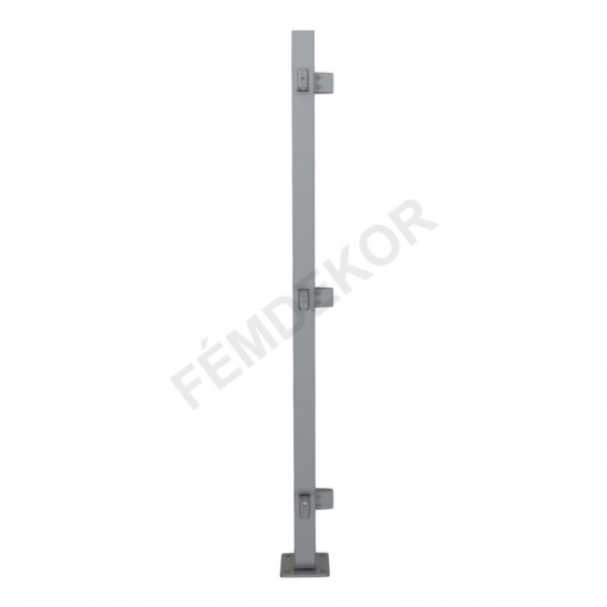 Térelválasztó üvegfal oszlop (60x60x2, egyedileg fenekelt és csiszolt, sarok)