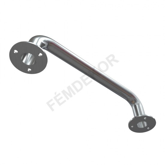 Bevásárlókocsi ütköző (látszó hegesztéssel, egyenes, 500mm)