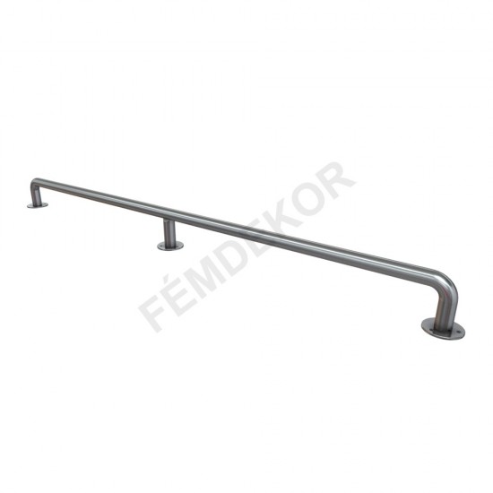 Bevásárlókocsi ütköző (látszó hegesztéssel, egyenes, 2000mm)