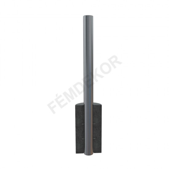 Forgalomterelő - Poller ütköző oszlop (139,7x2x1000mm-es, betonozható)