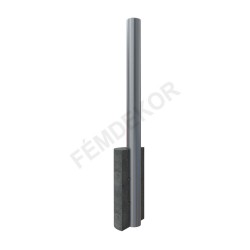 Poller (Ø139,7x2x1250mm-es,betonozható)