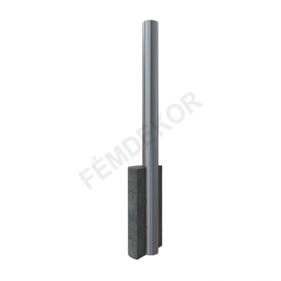 Forgalomterelő - Poller ütköző oszlop (139,7x2x1000mm-es, betonozható)