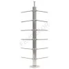Talpra szerelt 40x40 oszlop (6 soros, sarok)