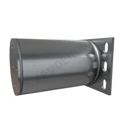 Oszlop tartó konzol 150-160mm-es szigeteléshez. (fekvő, 100mm-es henger) 